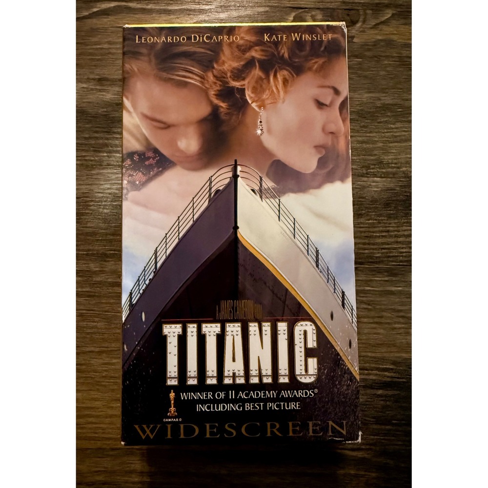 Paramount Titanic VHS 2-Tape Set Good Widescreen 1998 THX Mastered 334812